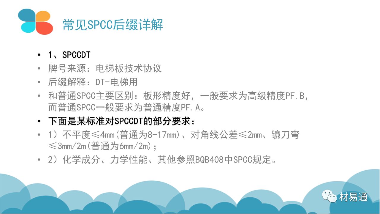 SPCC牌號(hào)常見后綴詳解